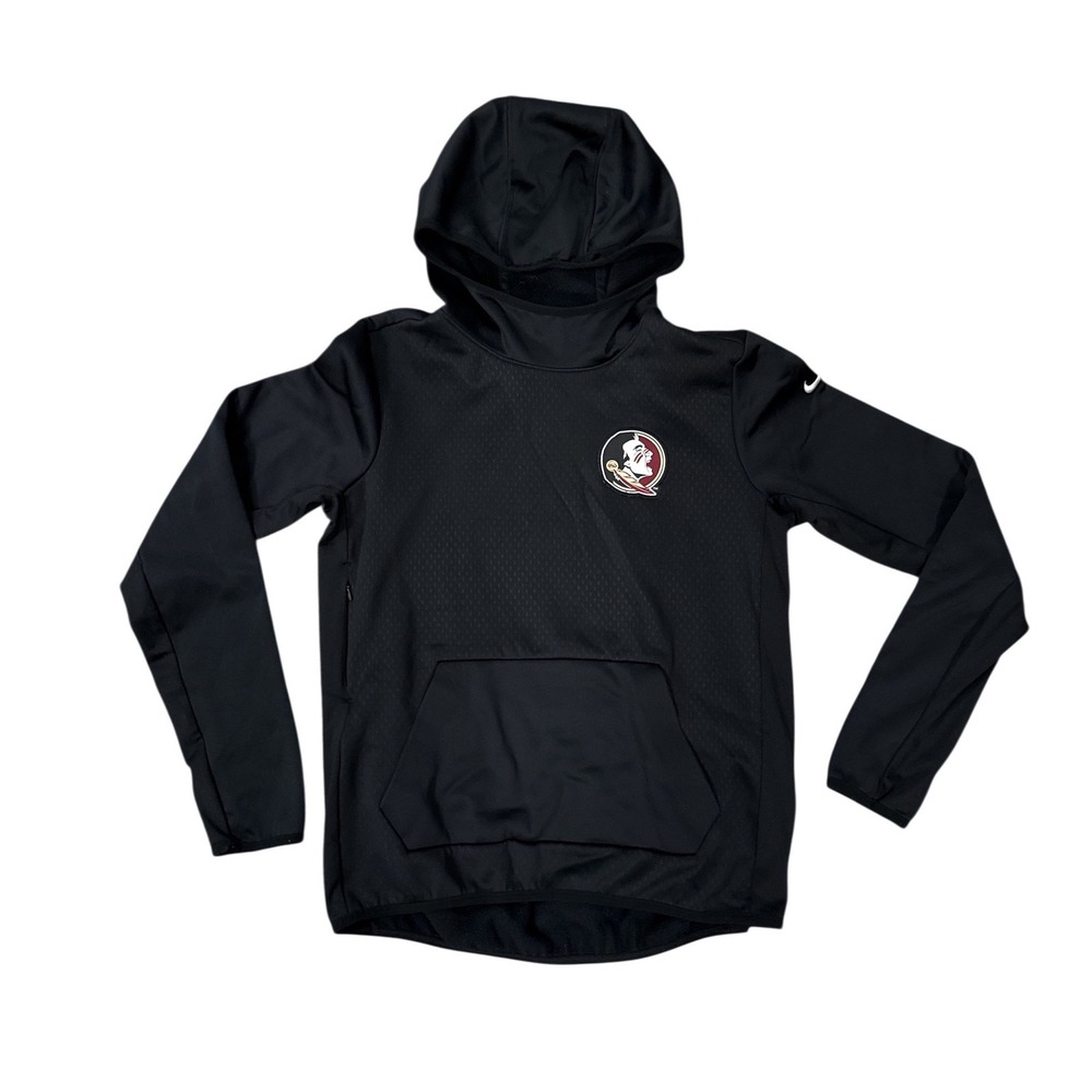 Nike Hoodie Women Size Medium Black FSU Seminoles Therma-FIT 33158X-FS5